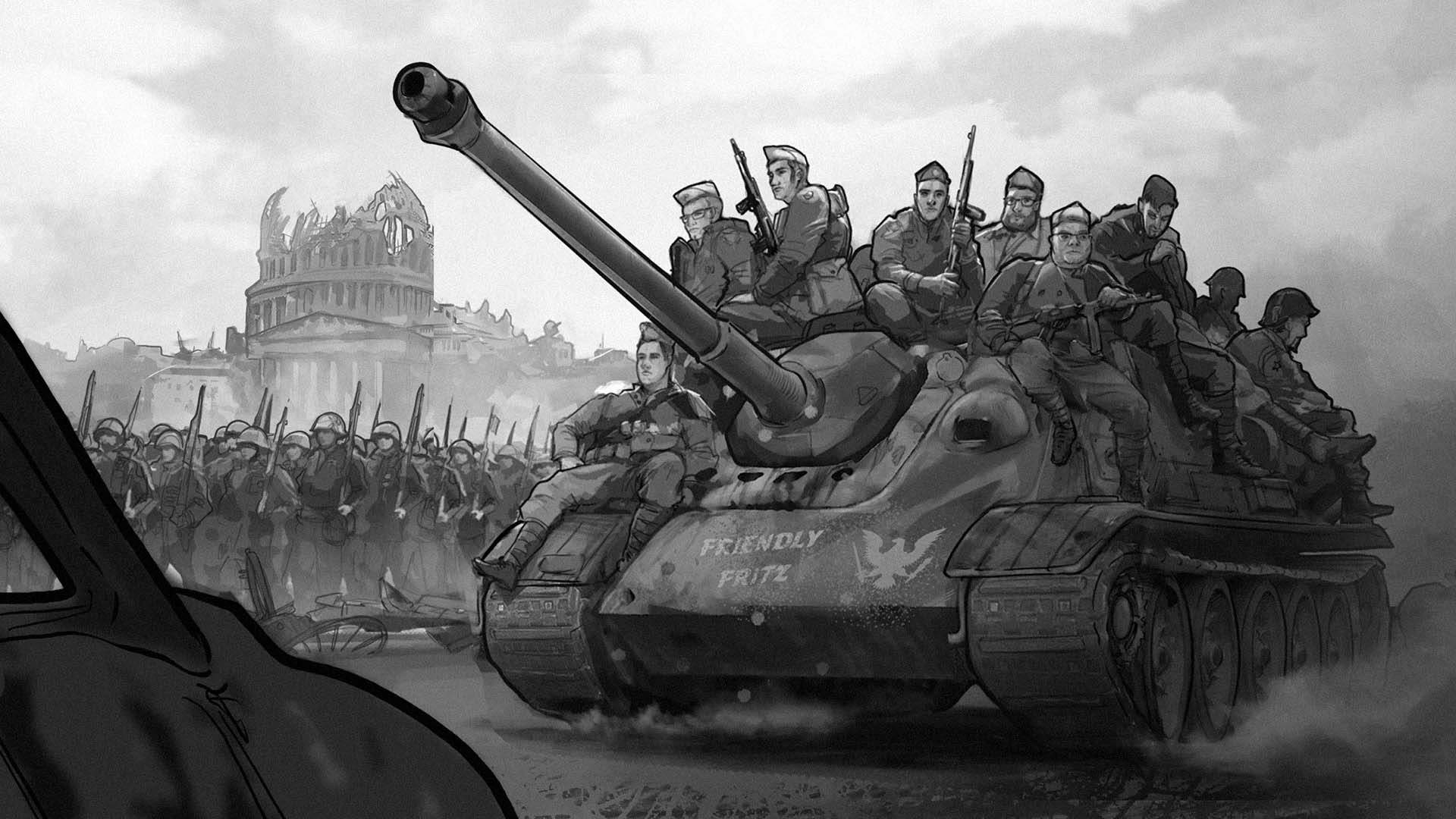Tanks before the Capitol